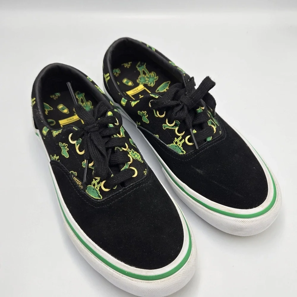 Vans X Shake Junt Era Pro 500714 Shoes‎ Sneakers Black Green Mens size 7